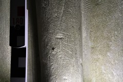 Small ladder symbol, pillar, third from NW corner