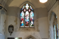 North transept and tomb