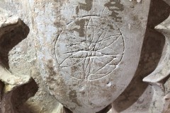 Script, compass daisy wheel, other marks