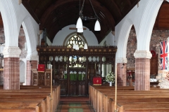 Interior from west