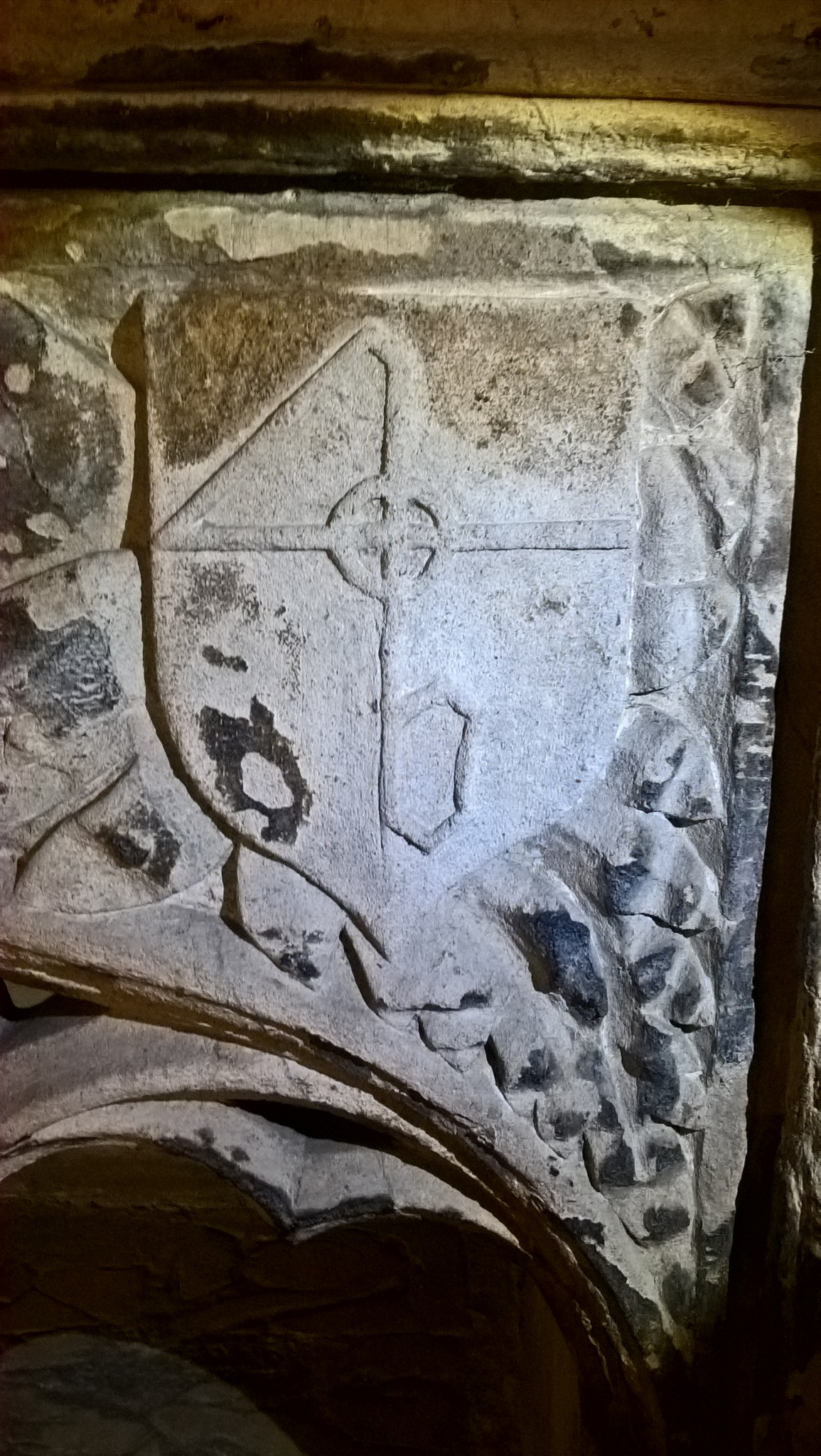 St John Baptist Bristol merchant mark on chest tomb